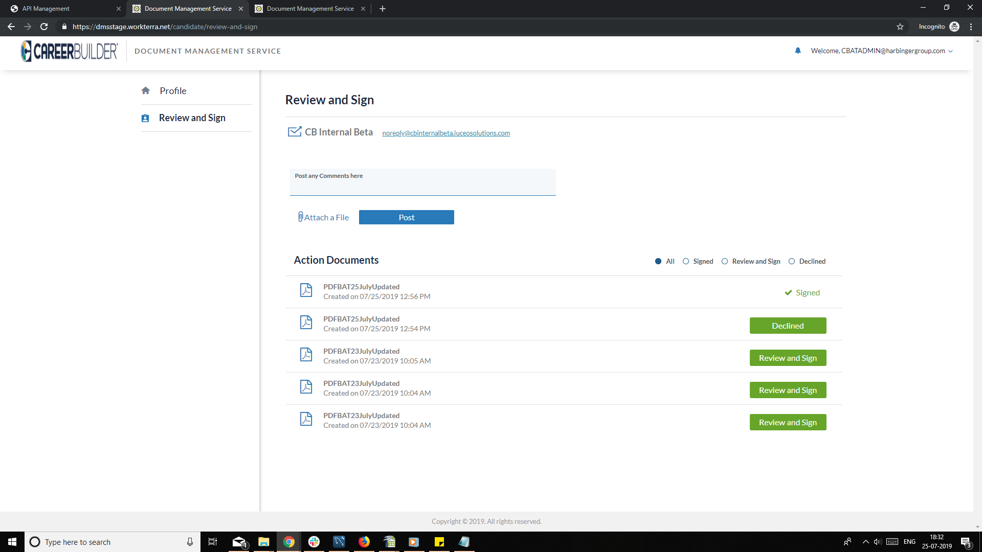 [DMS-1659] CBAT:Control should be changed from 