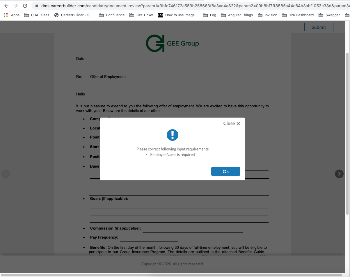 [DMS-2347] Missing required fields are not called out to users; Sertifi ...