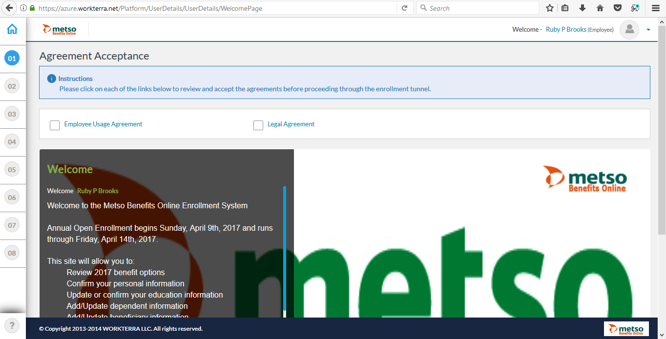  NF 4928 Metso Benefits Employee Login Server Error In Platform 