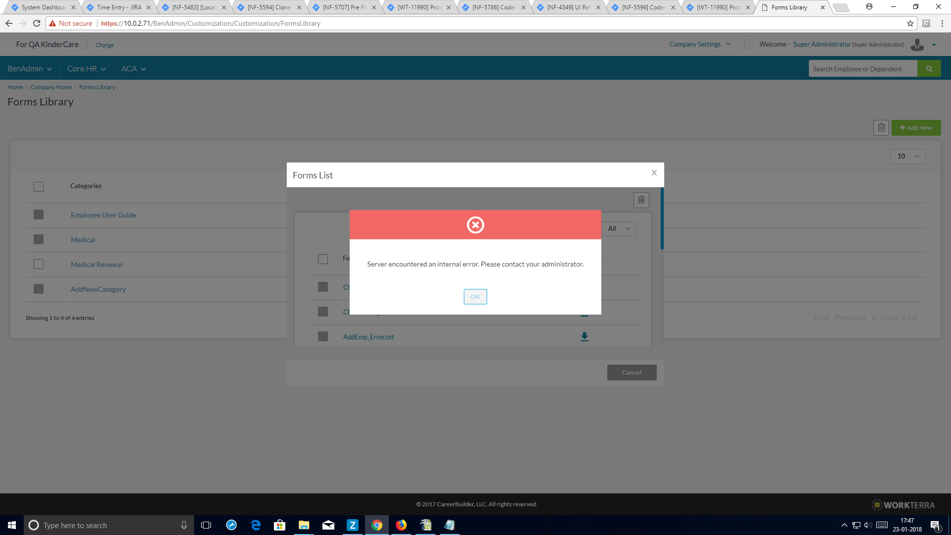 [NF-5789] Codemap | Partner | Functional | Form Library | Delete form ...